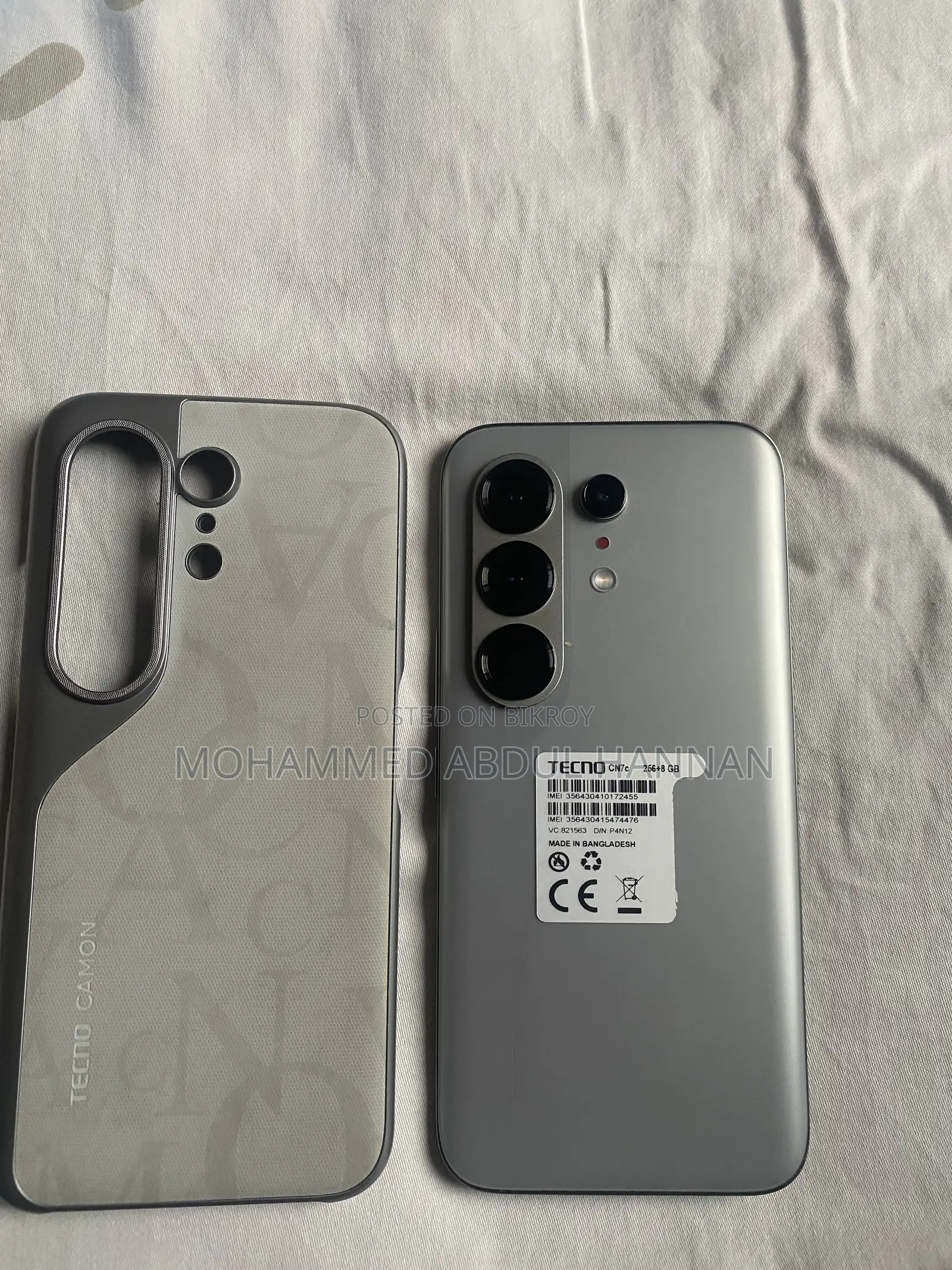 New Tecno Camon 50 Ultra 256 GB Gray