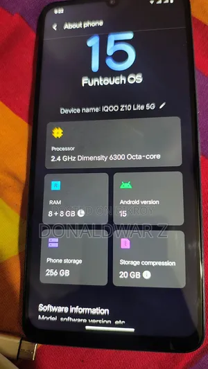 iQOO Z10 256 GB Blue