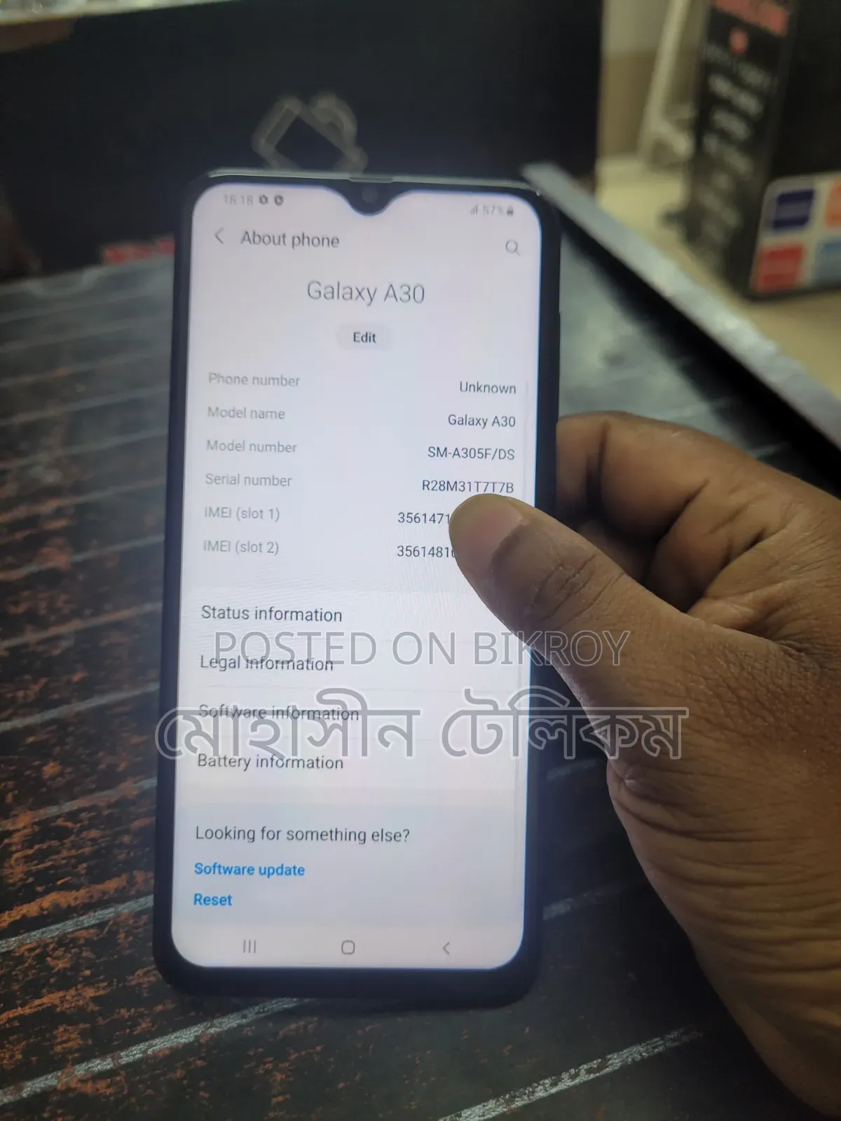 Samsung Galaxy A30 64 GB Black