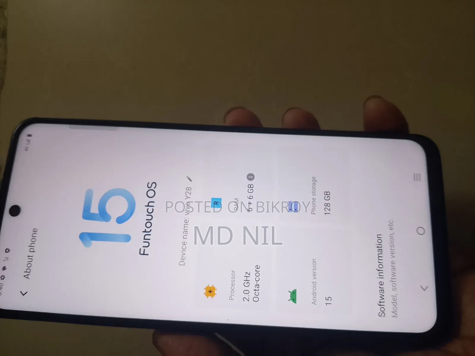 Vivo Y28 8 GB Black