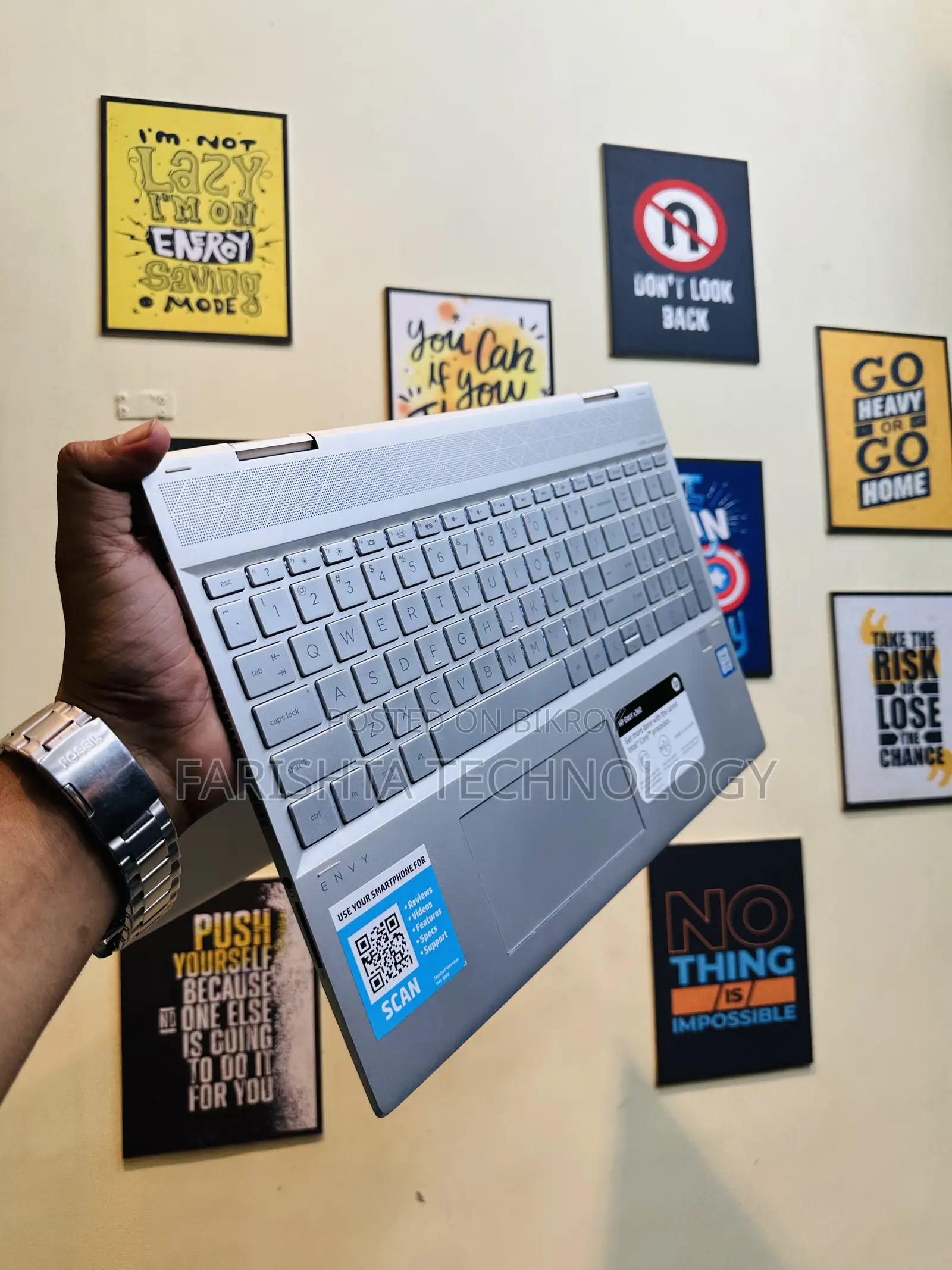 ল্যাপটপ HP Envy X360 8GB Intel Core I5 SSD 256GB
