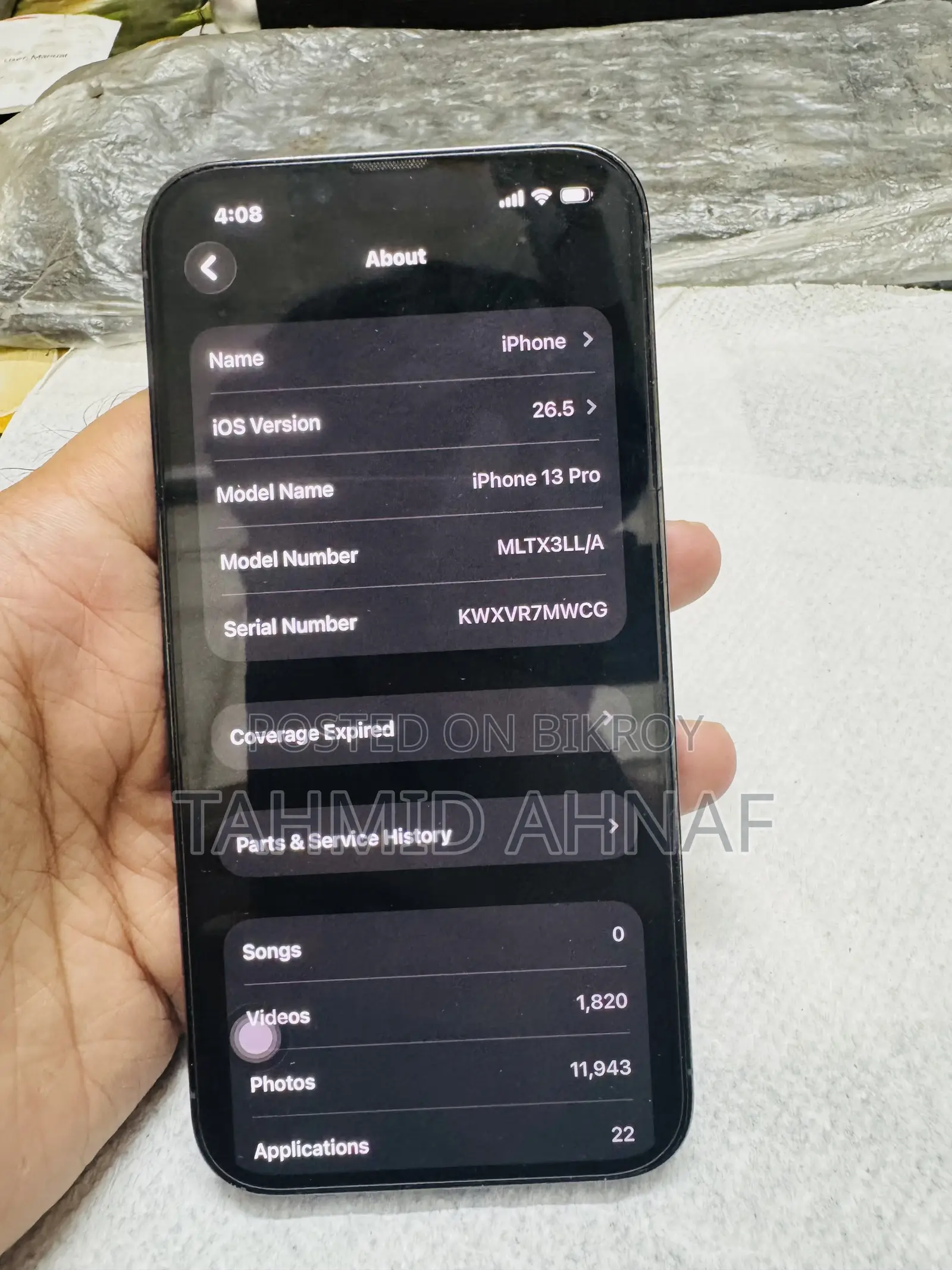 New Apple iPhone 13 Pro 256 GB Blue