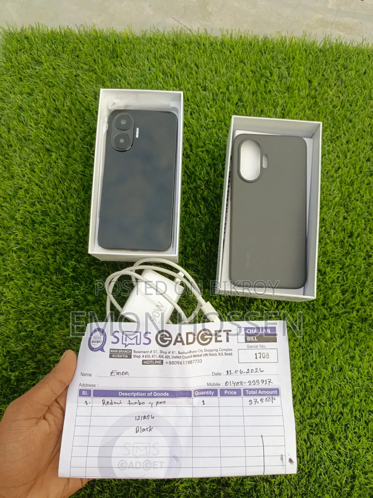 Xiaomi Redmi Turbo 4 Pro 256 GB Black
