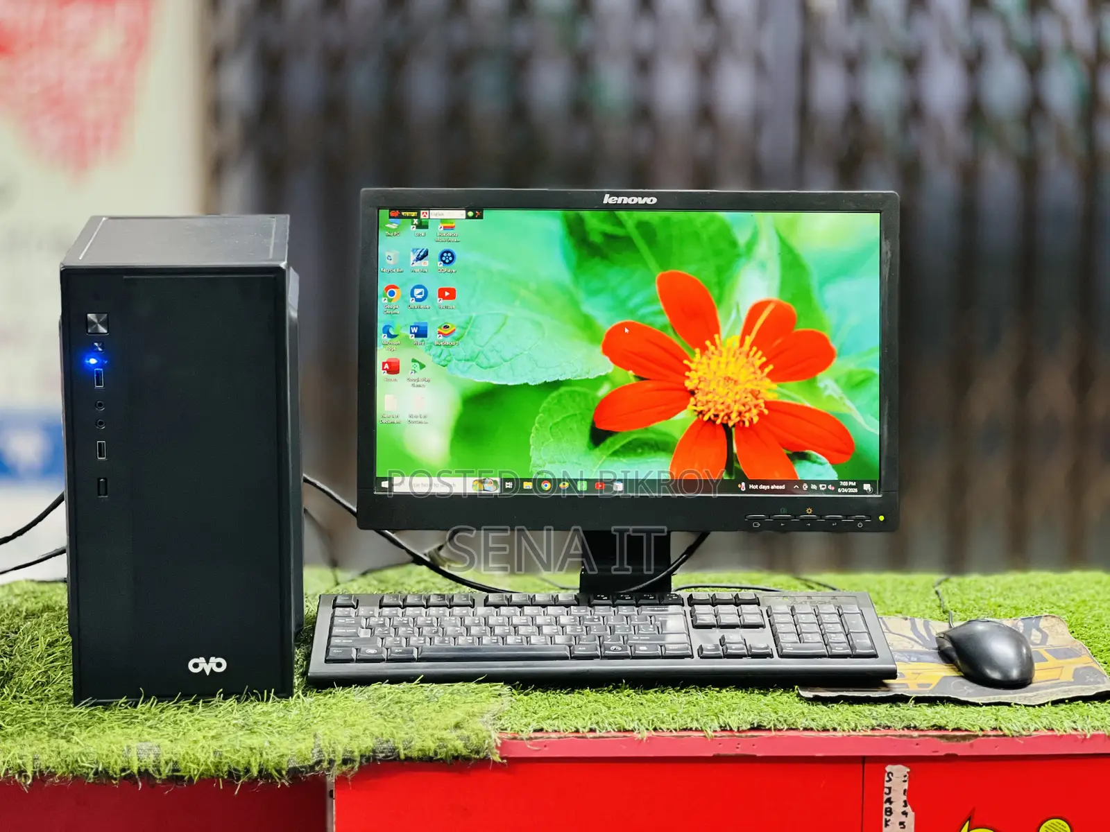 Desktop Computer Gigabyte GB-BACE-3010 8GB Intel Core i3 SSD 128GB