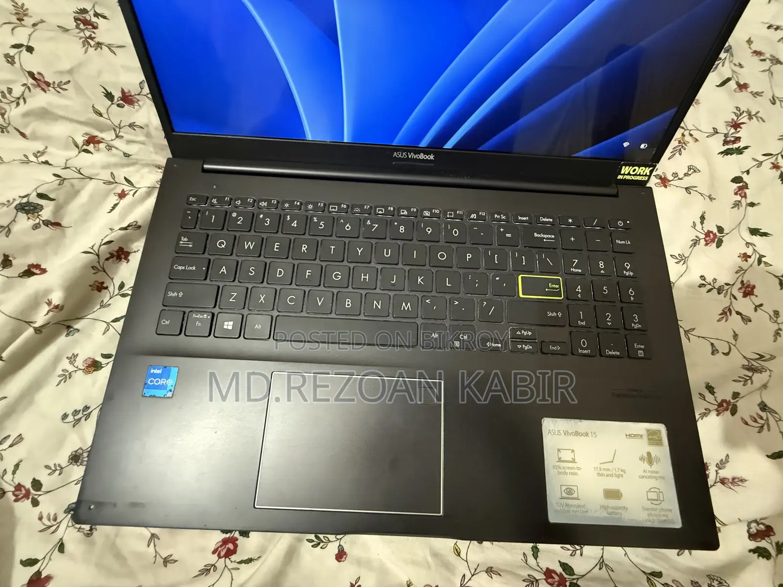 Laptop Asus VivoBook S15 S510UA 8GB Intel Core I5 SSD 512GB