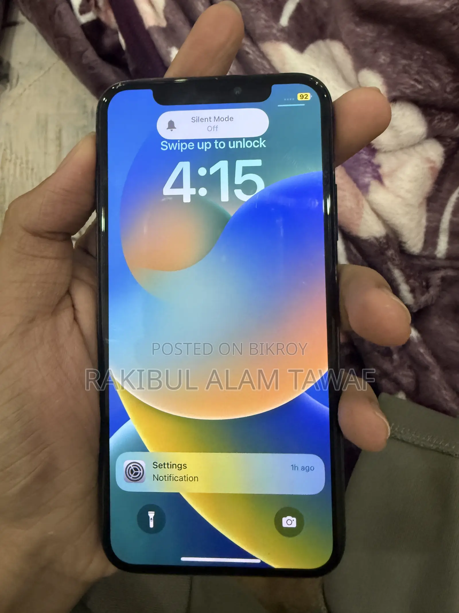 New Apple iPhone X 256 GB Black