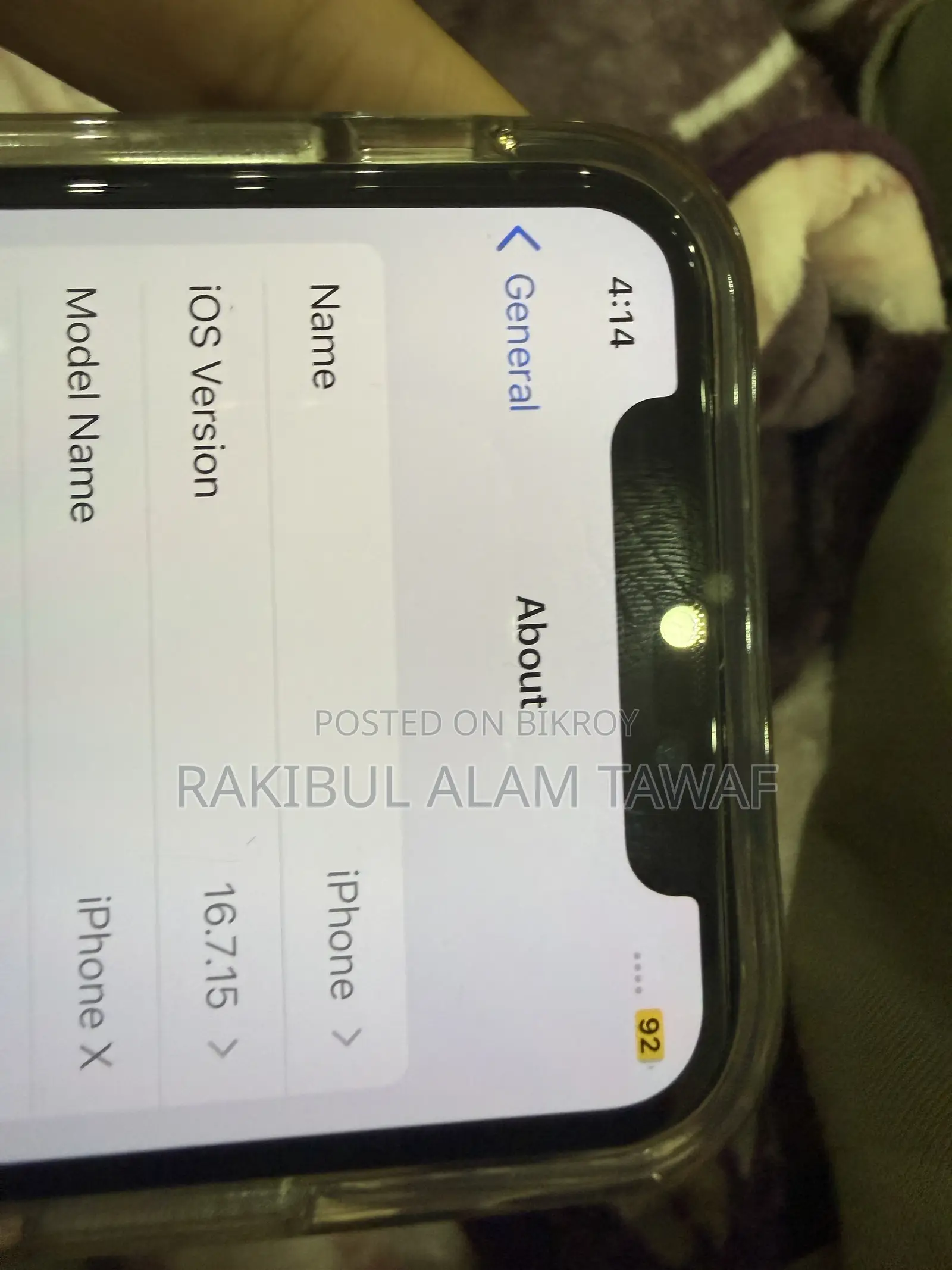 New Apple iPhone X 256 GB Black