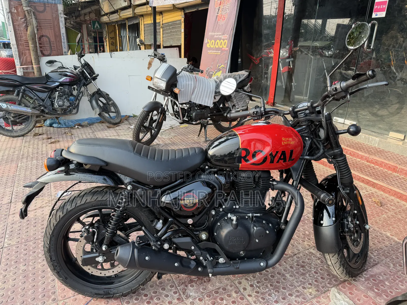 New Royal Enfield Hunter 350 2025 Red