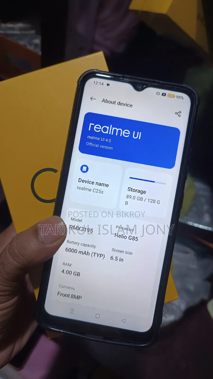 Realme C25Y 128 GB Gray
