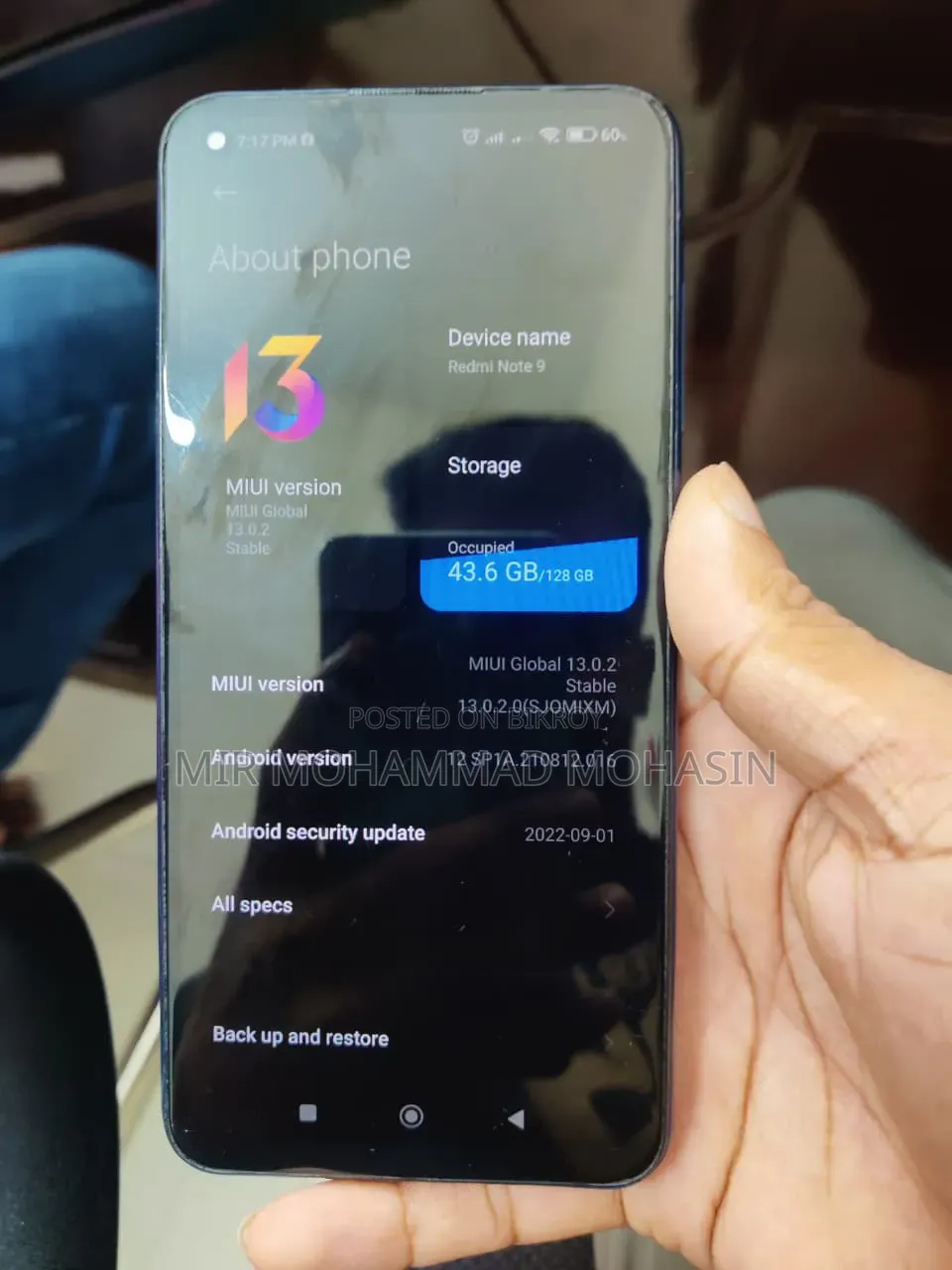 Xiaomi Redmi Note 9 128 GB Purple