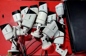 13 CCTV Cameras, 1 DVR 16 Channel with 1TB Hard Disk, Cables (Urgent Sell)