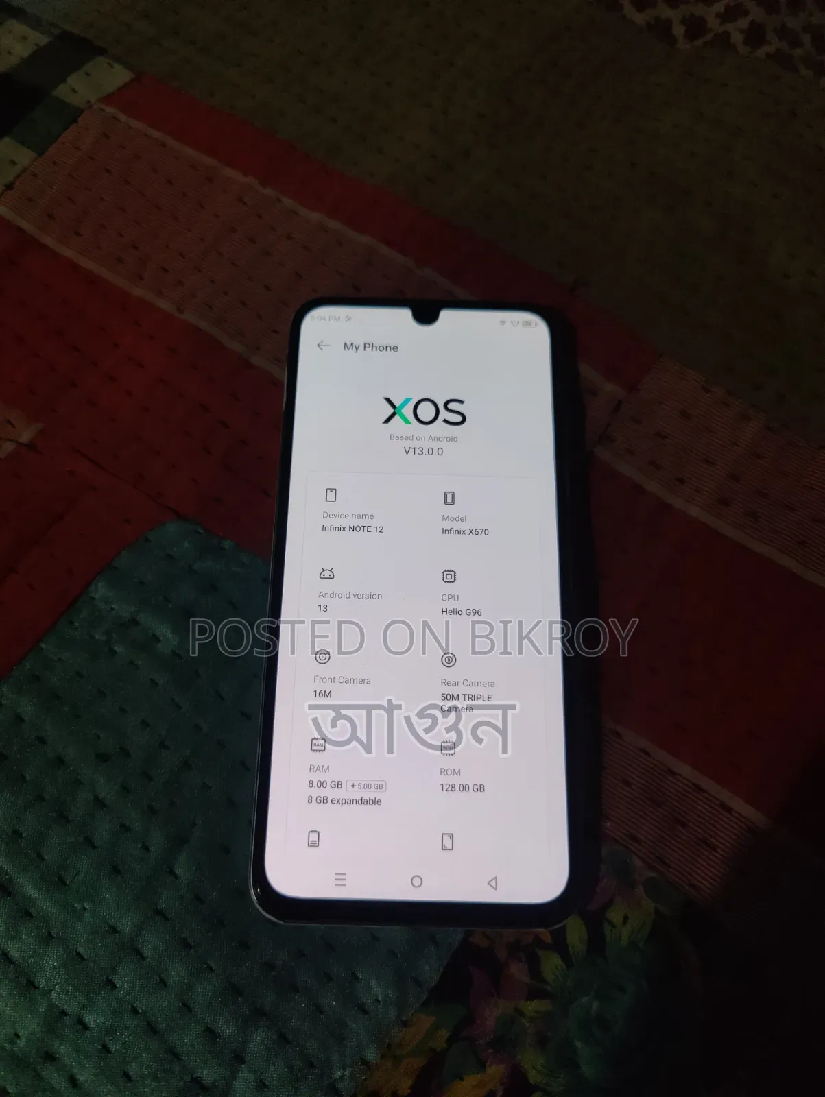 Infinix Note 12 128 GB Blue