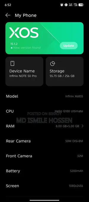 Infinix Note 50 Pro 256 GB