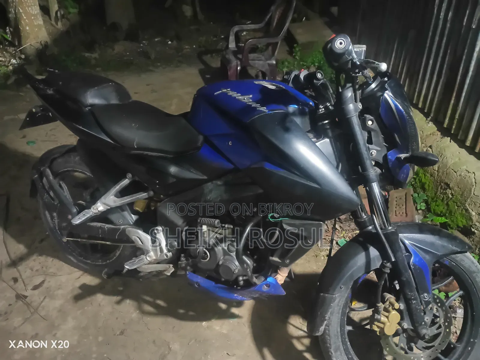 Bajaj Pulsar NS 160 2018 Blue