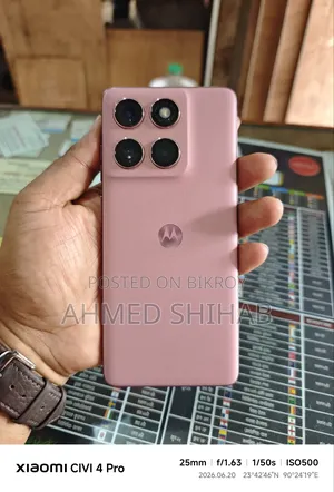 মটোরোলা এজ ৬০ ফিউশন ২৫৬ জিবি পিঙ্ক