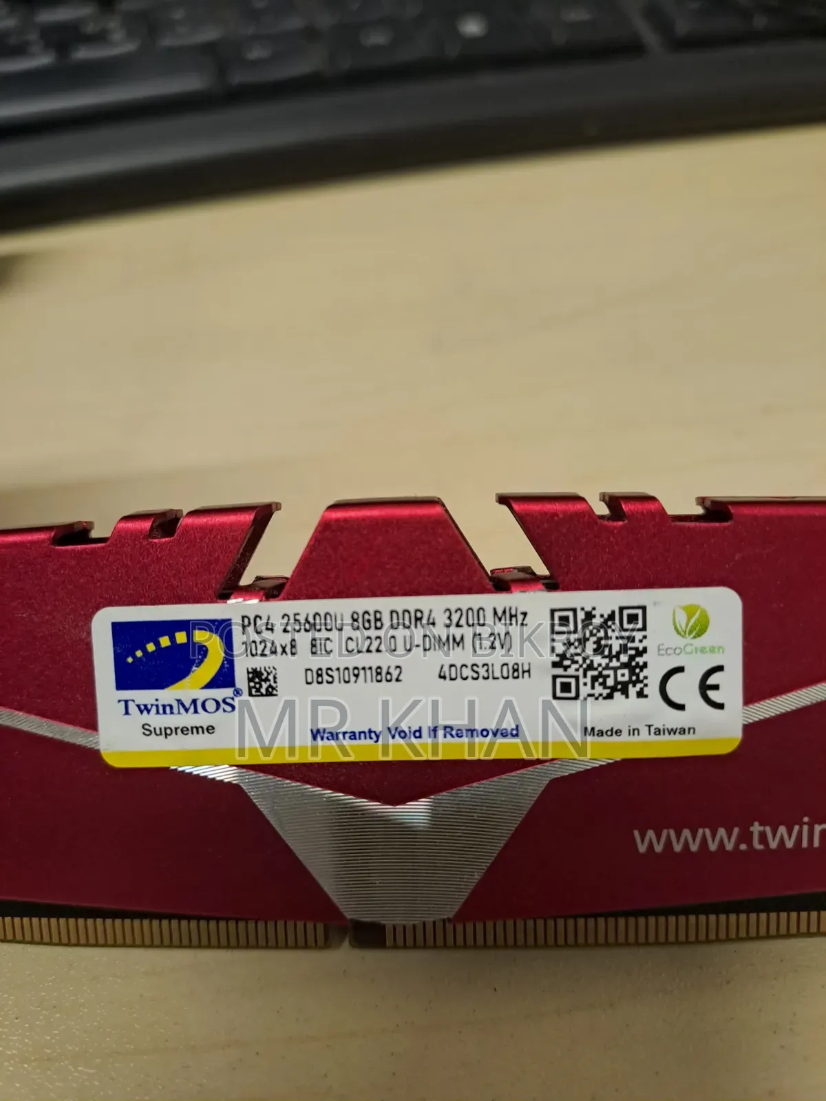 Twinmos DDR4 8GB 3200 MHz RAM