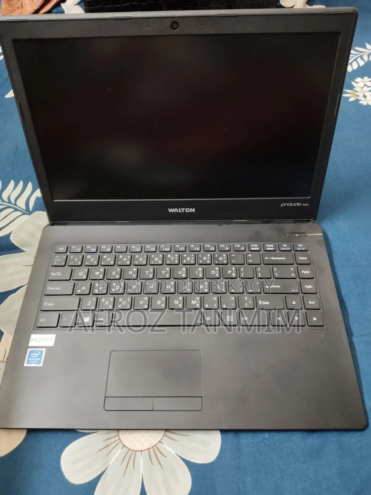 Laptop 4GB Intel Pentium SSD 256GB