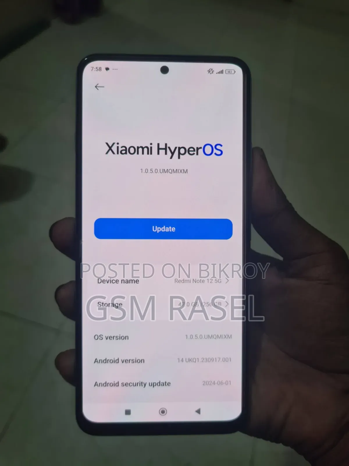 Xiaomi Redmi Note 12 256 GB Pink