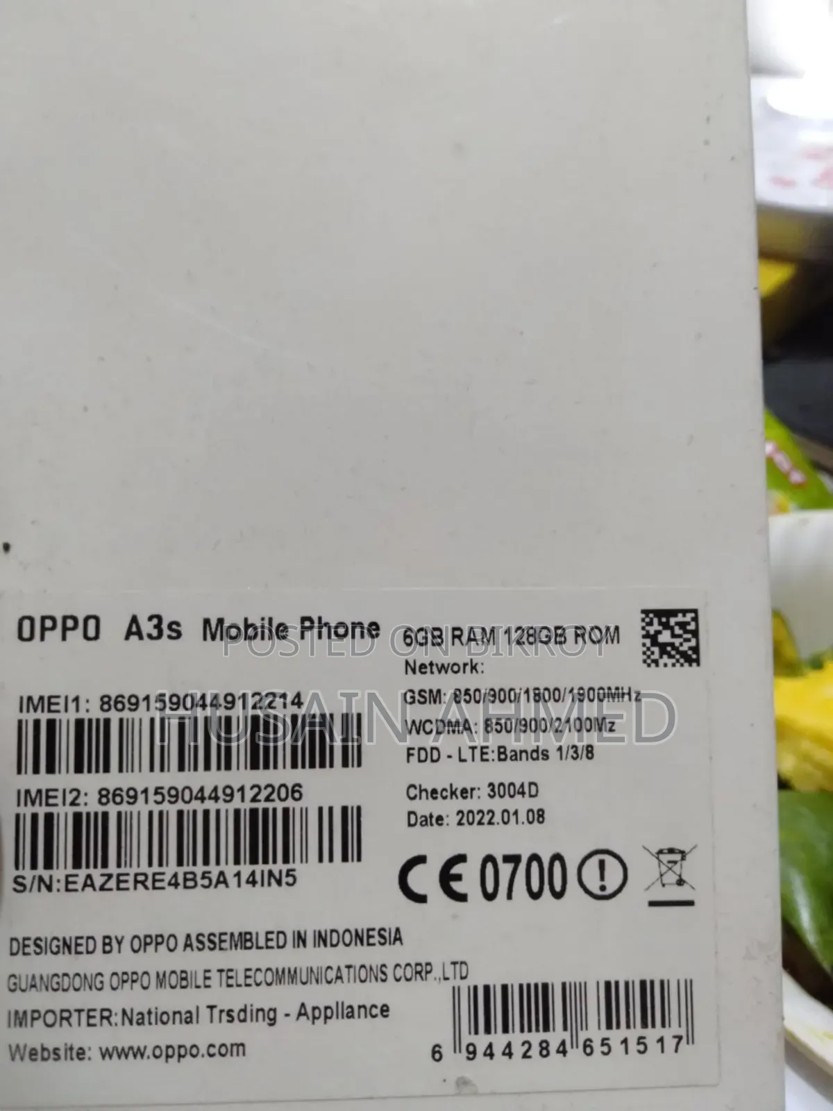 Oppo A3s 64 GB Pink