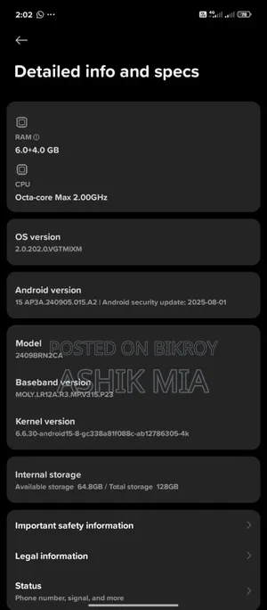 Xiaomi Redmi 14C 128 GB