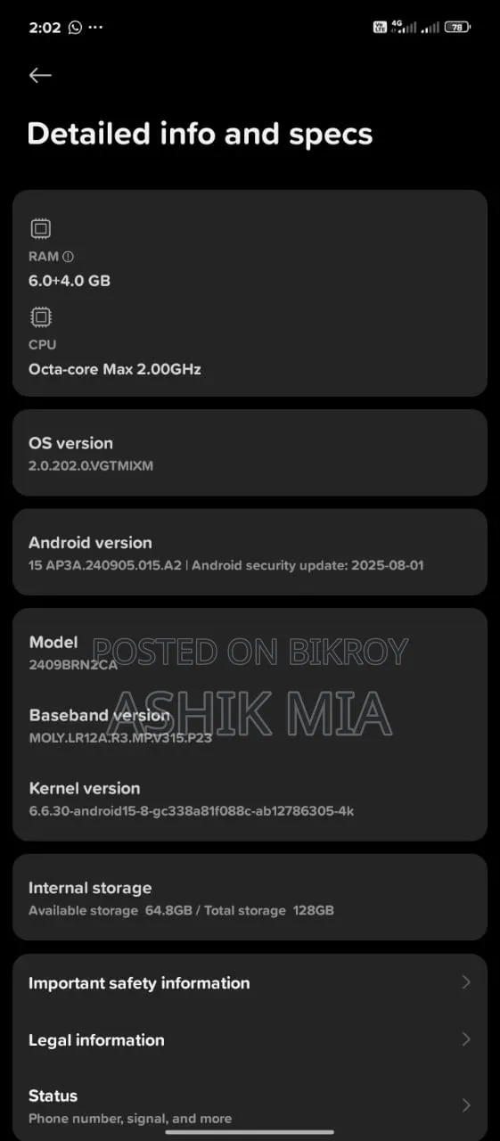 Xiaomi Redmi 14C 128 GB