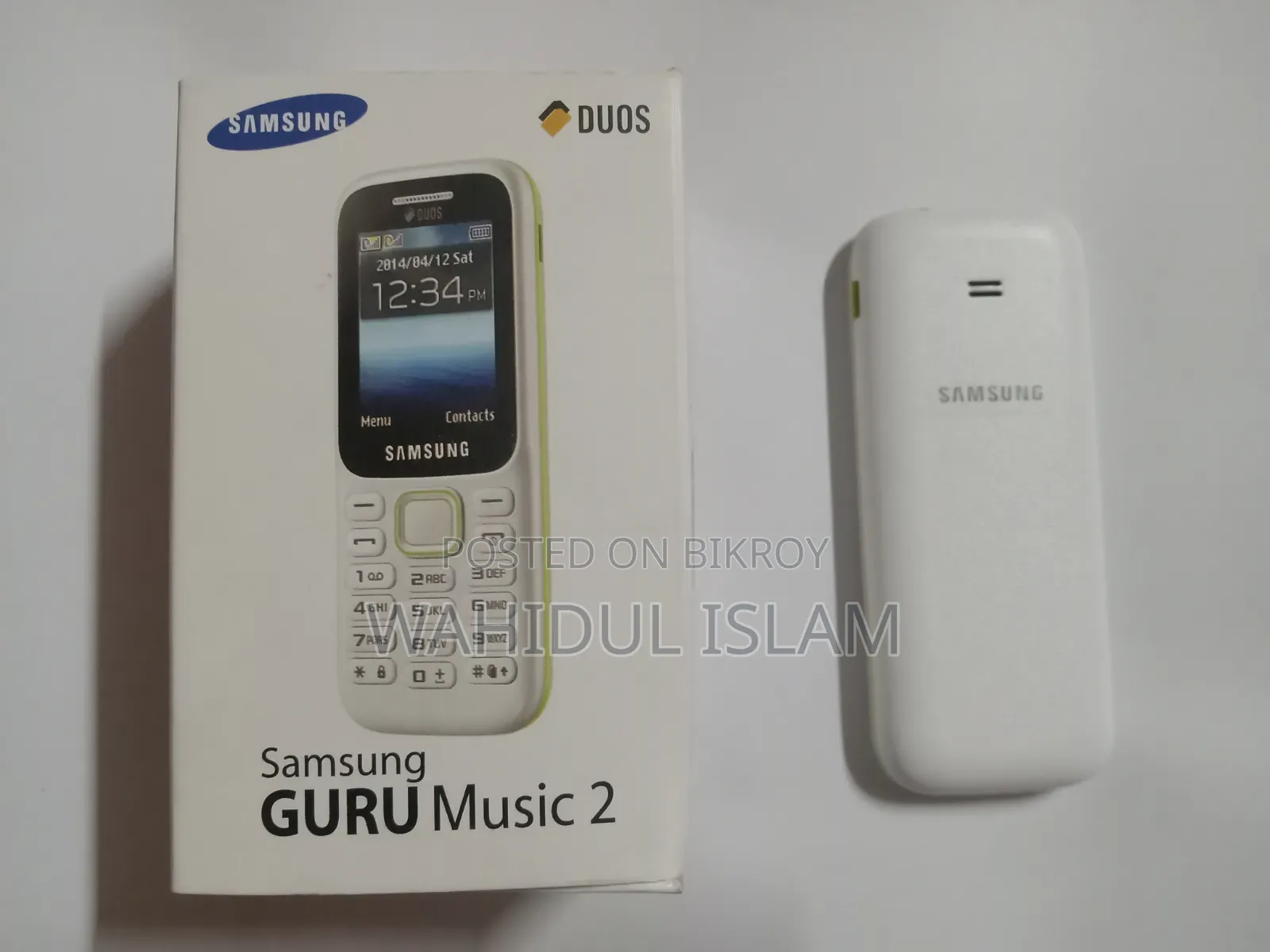 New Samsung Guru Music 2 White