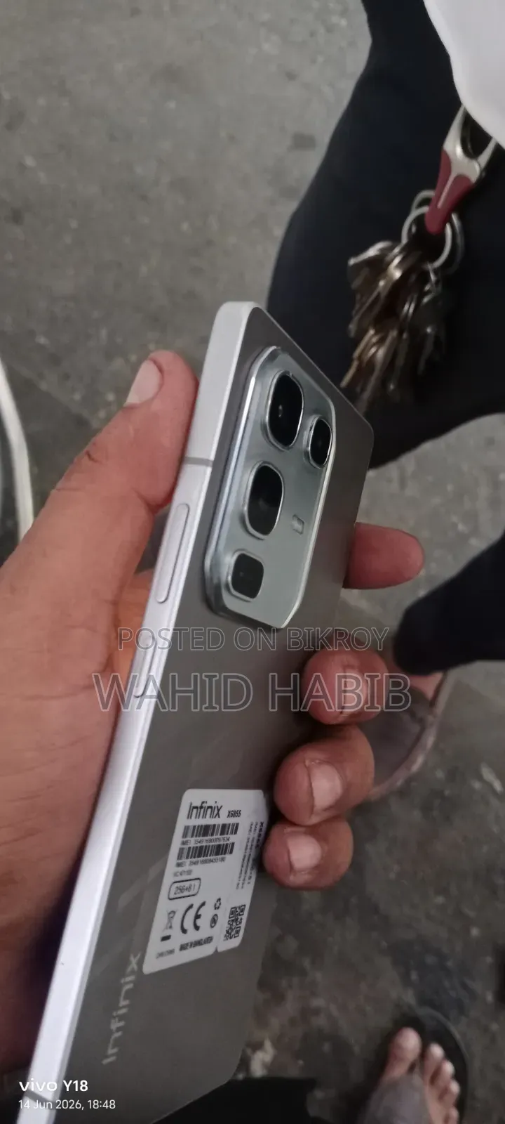 Infinix Note 50 Pro 256 GB Silver