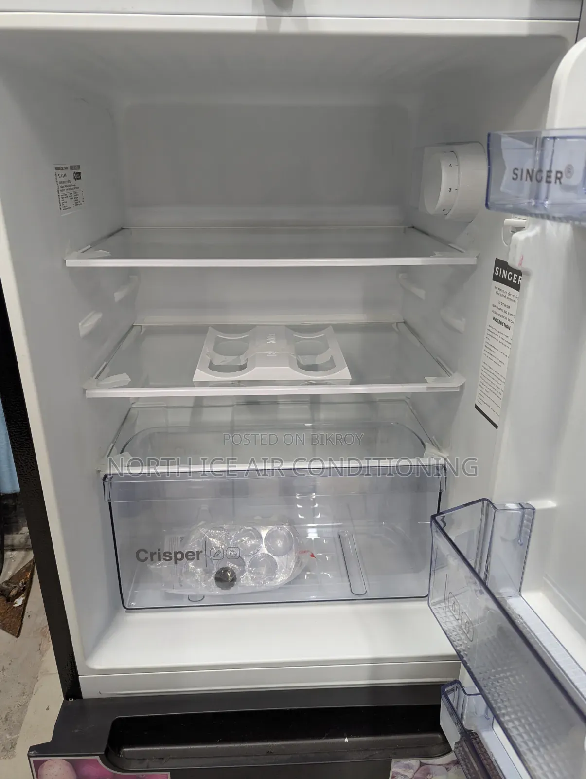 Singer Brand New Glass Door Fridge 231 Ltr.