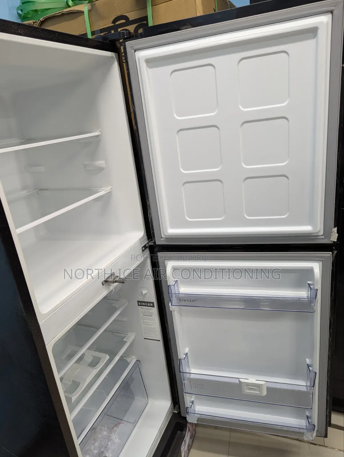 Singer Brand New Glass Door Fridge 231 Ltr.