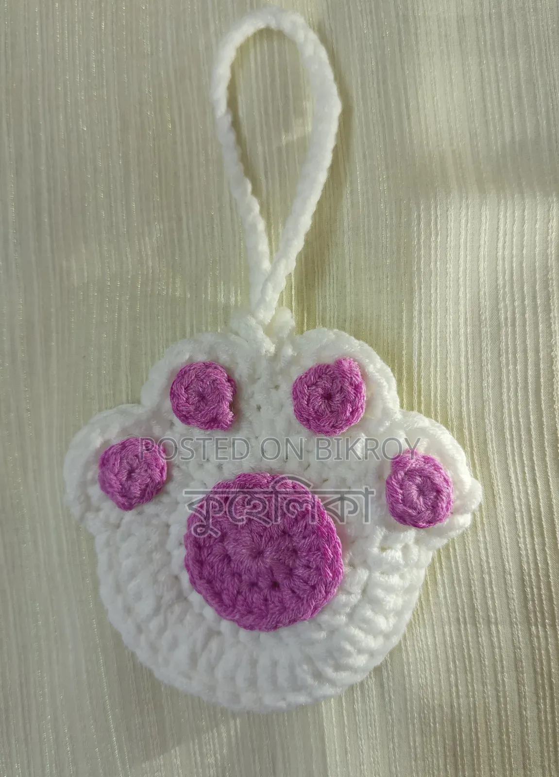 Crochet Cat Paw Airpod Pouch