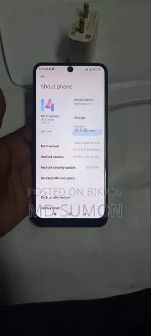 Xiaomi Redmi Note 12 128 GB Black