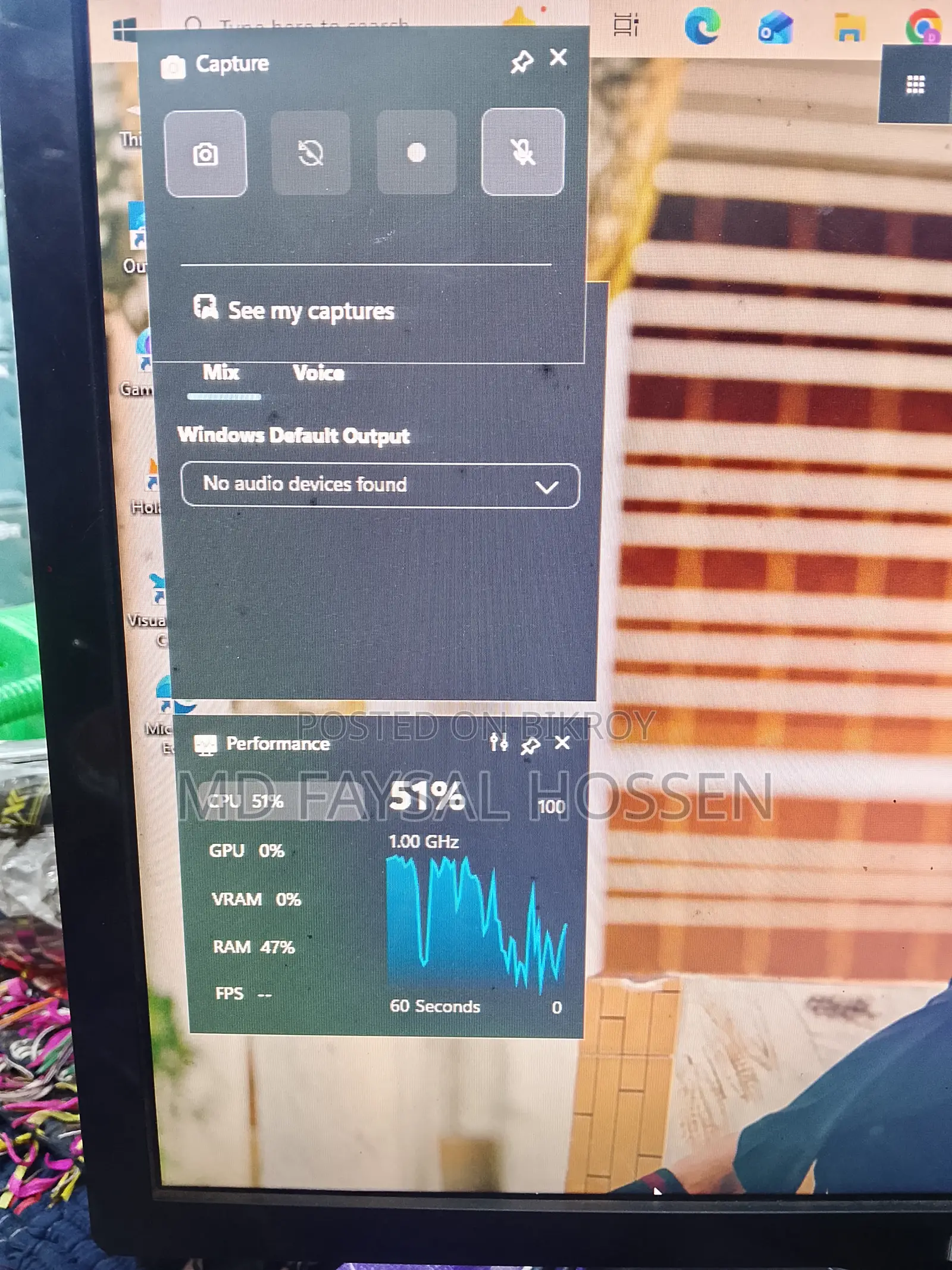 Desktop Computer 8GB Intel Core I3 SSHD+SSD 128GB