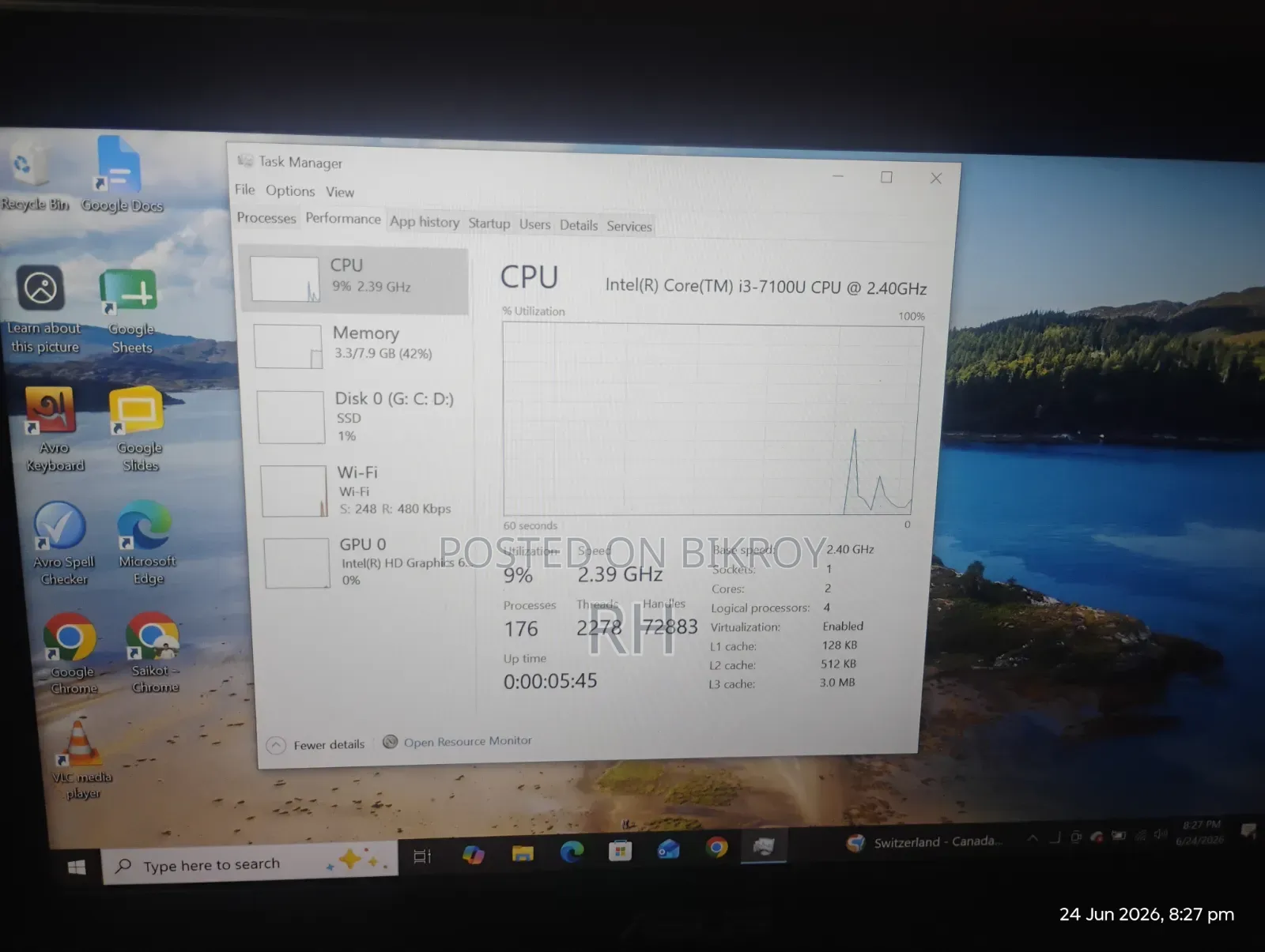 Laptop Asus X455LA 8GB Intel Core i3 SSD 256GB