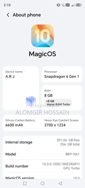 Honor X9c 256 GB