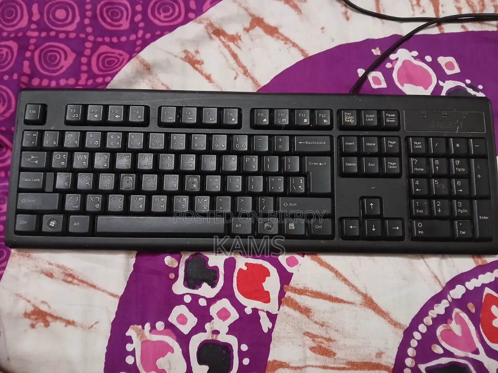 A4 Tech Wired Comfortkey Keyboard Usb, Black (Kr-83 Usb)