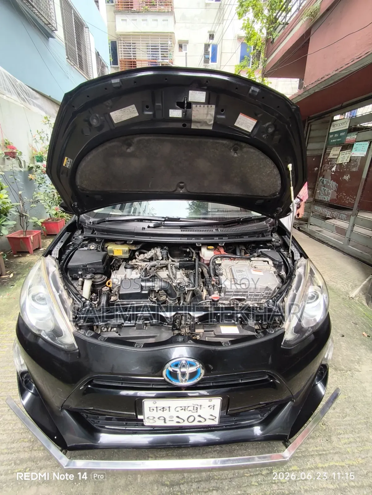 Toyota Aqua 2016 Black