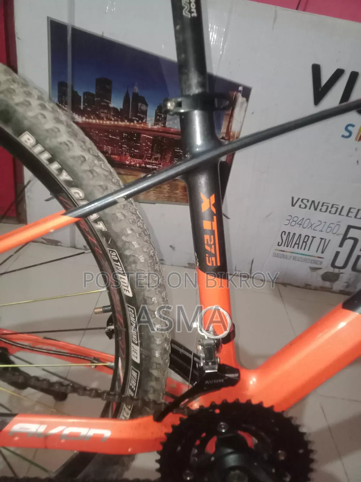 New bicycle used for 1 month, negotiable