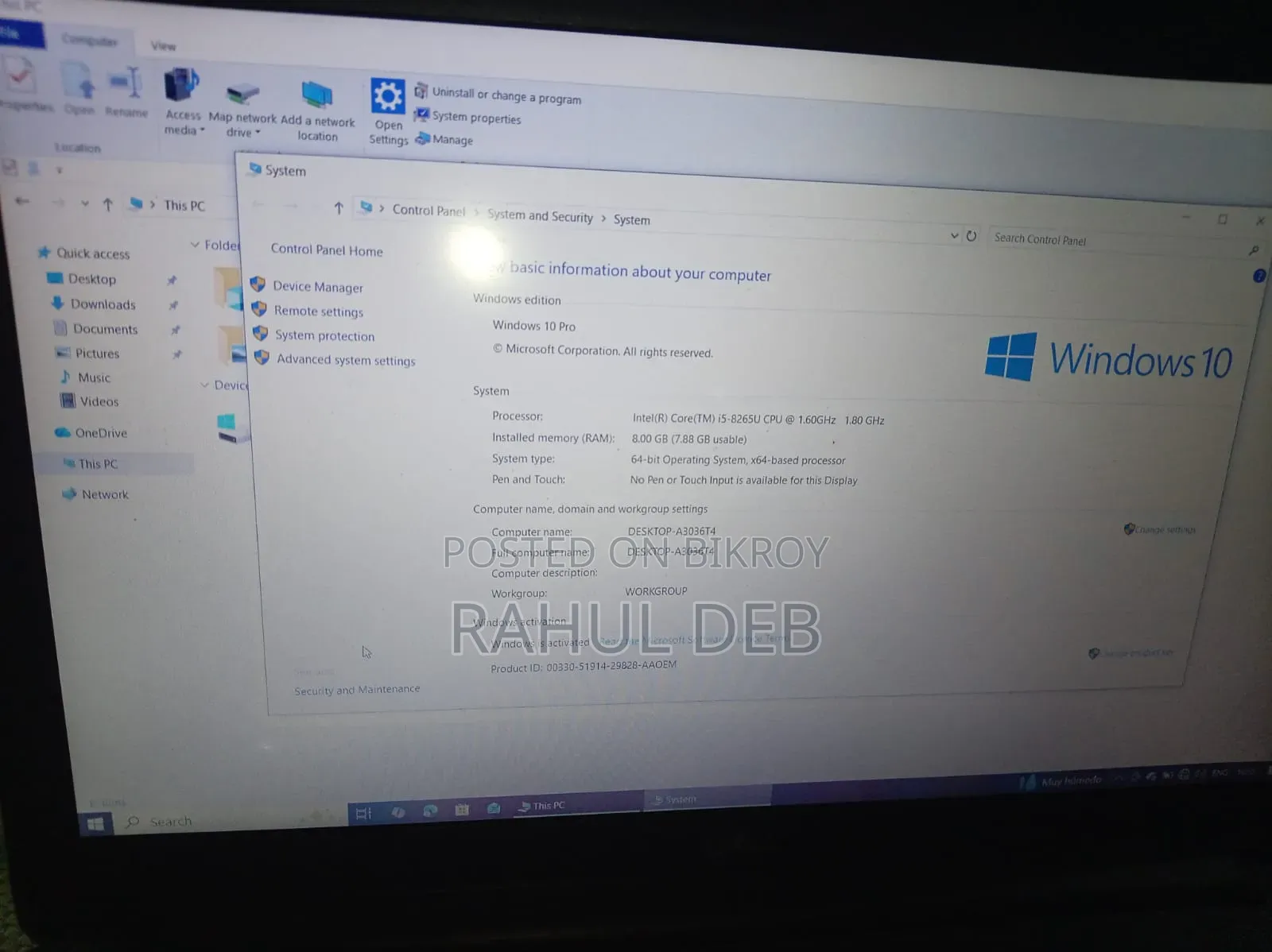 Laptop Dell Latitude 3520 8GB Intel Core i5 SSD 128GB