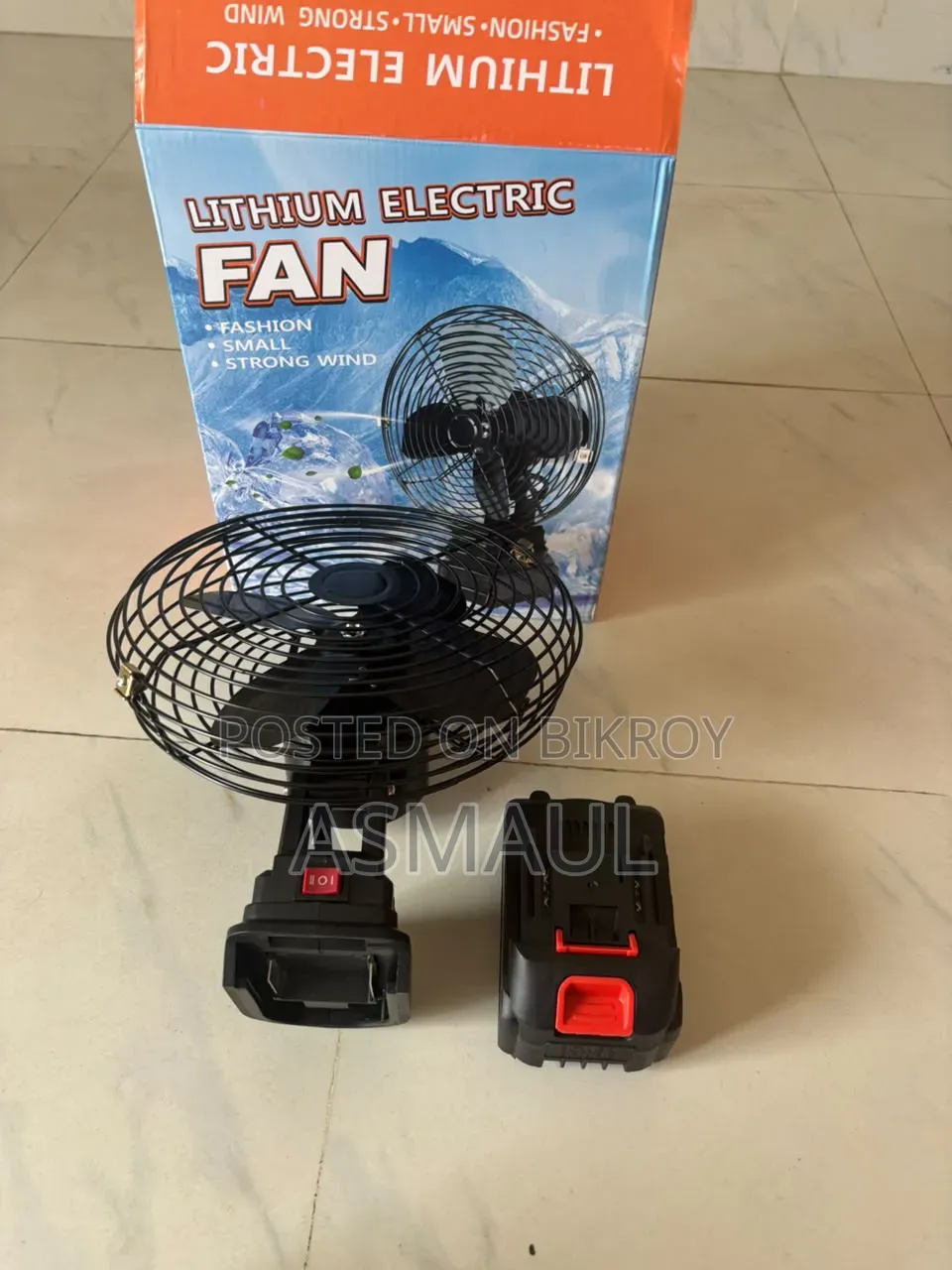 Electric Lithium Fan