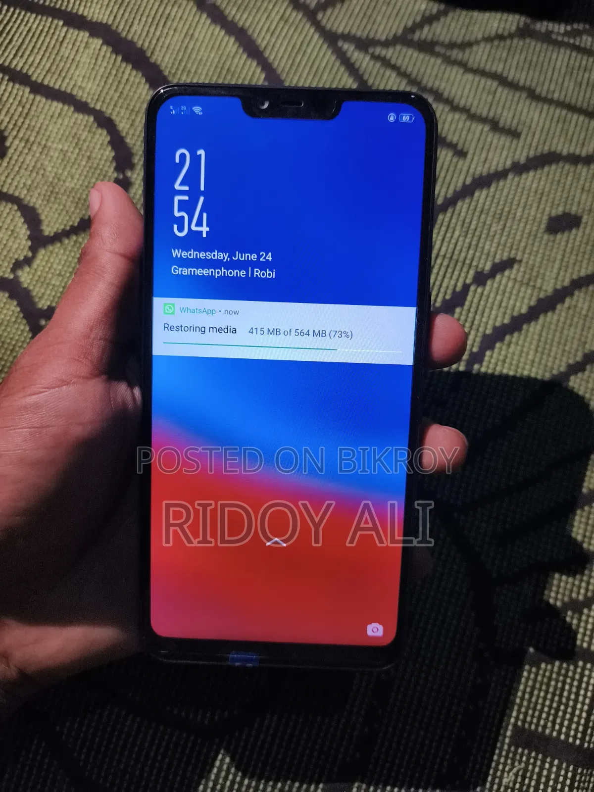 Oppo A3s 256 GB Blue