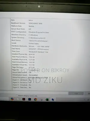 Laptop Lenovo 300e 8GB Intel Core I5 SSD 256GB
