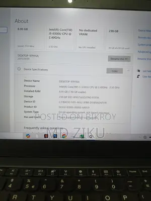 Laptop Lenovo 300e 8GB Intel Core I5 SSD 256GB