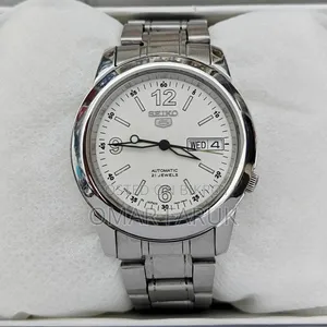 Seiko 5 Automatic 21 Jewels White Dial Men's Watch (Made in Japan)