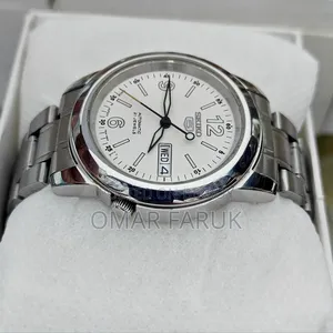 Seiko 5 Automatic 21 Jewels White Dial Men's Watch (Made in Japan)