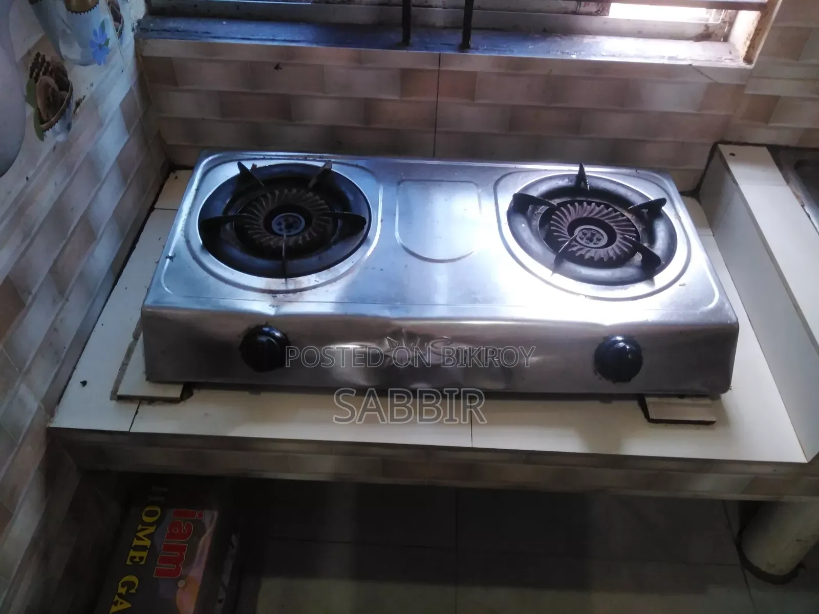 Double Gas Stove.