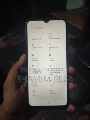Realme Narzo 20 64 GB Blue