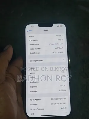 Apple iPhone 13 Pro Max 128 GB Gold