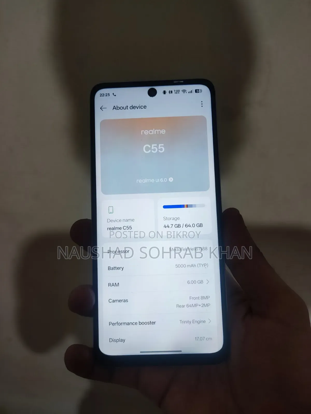 Realme C55 64 GB Rose Gold