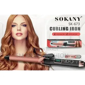 Professional Hair Curling Iron Soft Curls 25mm. Hair Curler