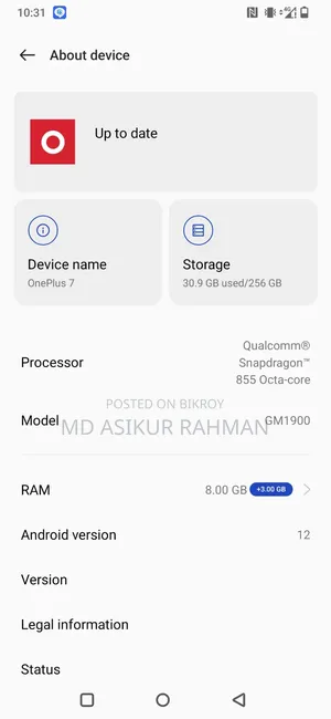 OnePlus 7 256 GB Black